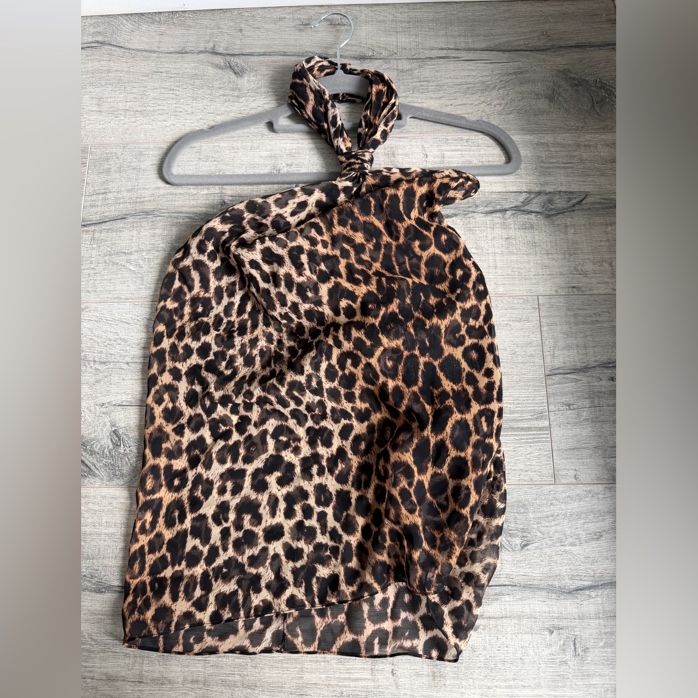 Saint Laurent Animal Print top